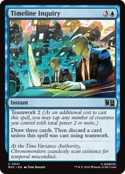 NM Timeline Inquiry, MTG, Super Heroes, Magic the Gathering, 641 - Image 1