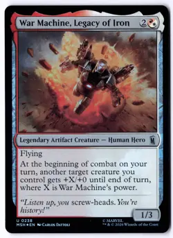 War Machine, Legacy of Iron MSH 238 Magic: The Gathering Foil UC NM - Image 1