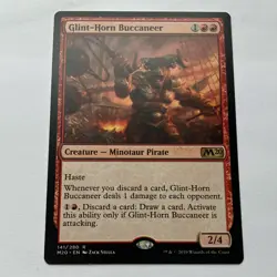 Magic: The Gathering Glint-Horn Buccaneer Core Set 2020 141/280 Rare Red 2/4 - Image 1