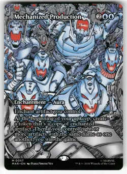 Mechanized Production (Borderless) 57 Marvel Universe Eternal-Legal MTG NM - Image 1