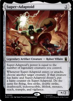Super-Adaptoid 250 Rare Marvel Super Heroes Magic: The Gathering Near Mint - Image 1