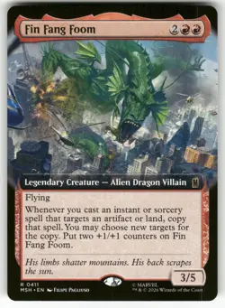 Fin Fang Foom (Extended Art) 411 Marvel Super Heroes Magic: The Gathering NM - Image 1