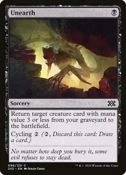 Unearth (Borderless) Double Masters 2022 Regular - Image 3