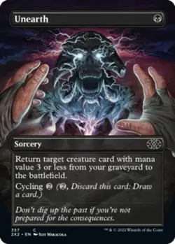 Unearth (Borderless) Double Masters 2022 Regular - Image 4