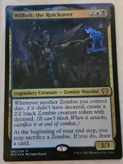 Wilhelt, the Rotcleaver Commander: Innistrad: Midnight Hunt Foil - Image 1