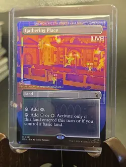 Gathering Place (Borderless) Marvel Super Heroes MTG Regular Near Mint - Image 3