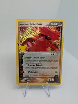 Team Magma's Groudon 9/95 - Holo Celebrations - Pokemon TCG Card - NM - Image 1