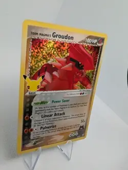 Team Magma's Groudon 9/95 - Holo Celebrations - Pokemon TCG Card - NM - Image 2