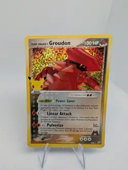 Team Magma's Groudon 9/95 - Holo Celebrations - Pokemon TCG Card - NM - Image 4