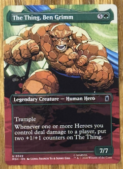 MTG Marvel Super Heroes, The Thing, Ben Grimm - Borderless - Image 1