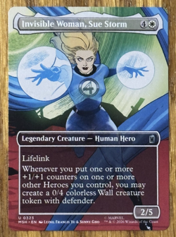 MTG Marvel Super Heroes, Invisible Woman, Sue Storm - Borderless - Image 1