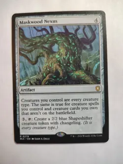 Maskwood Nexus 279 R Commander: Bloomburrow Magic: The Gathering Near Mint - Image 1