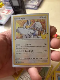 Lugia 022/025 Holo Rare Celebrations 25th Anniversary Pokemon Card NM Mint - Image 1