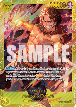 Portgas.D.Ace (119) OP07-119 Foil ** OP-07 ** English One Piece TCG - Image 1