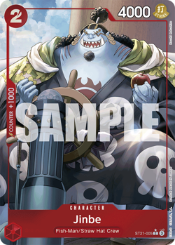 Jinbe (Parallel) ST21-005 Foil ** ST-21 ** English One Piece TCG - Image 1