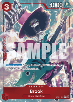 Brook (Parallel) ST21-012 Foil ** ST-21 ** English One Piece TCG - Image 1