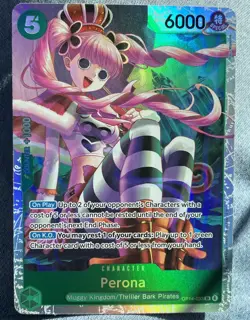 Perona Foil Super Rare OP14-033 One Piece CCG New NM/M - Image 2