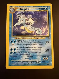 Pokemon 9-card Neo Genesis Lot Holo & Regular, 1st Edition & Unlimited, LP & MP - Image 2
