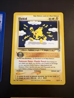 Pokemon 9-card Neo Genesis Lot Holo & Regular, 1st Edition & Unlimited, LP & MP - Image 4