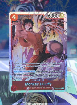 Monkey D. Luffy SR Foil OP16-015 The Time of Battle One Piece TCG Card NM - Image 1