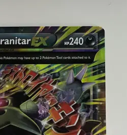 Pokemon TCG Mega M Tyranitar EX Holo Ultra Rare Card Ancient Origins 43/98 - Image 3