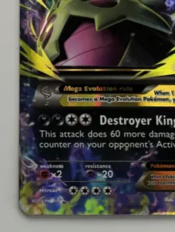 Pokemon TCG Mega M Tyranitar EX Holo Ultra Rare Card Ancient Origins 43/98 - Image 4