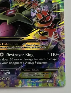 Pokemon TCG Mega M Tyranitar EX Holo Ultra Rare Card Ancient Origins 43/98 - Image 5
