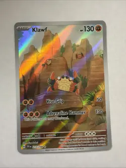 Klawf 217/198 SV01 Full Art Holo Illustration Rare Secret Rare Pokemon Card - Image 1