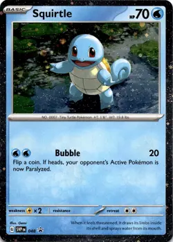 Squirtle - (Cosmos Holo) Promo SV: Scarlet & Violet Promo Cards 048 NM - Image 1