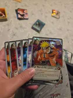 Lot of 8 randomly selected Naruto Cards - Image 1