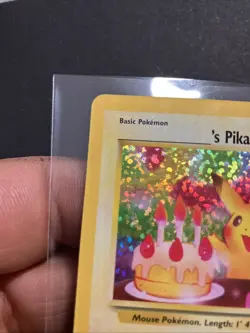 Birthday Pikachu 24 Celebrations 25th Anniversary Collection Pokemon TCG Card NM - Image 4