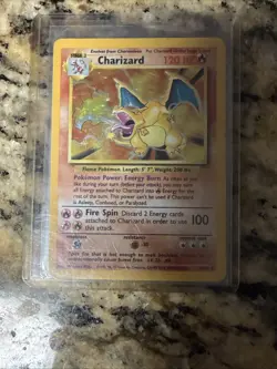 Pokemon TCG Charizard Holo Rare Card 4/102 - Image 3