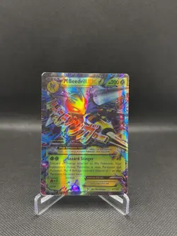 M Beedrill EX XY158 XY Promo Holo English Mega Pokemon TCG Card - Image 1