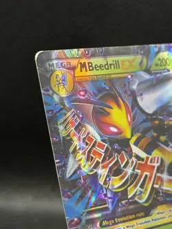 M Beedrill EX XY158 XY Promo Holo English Mega Pokemon TCG Card - Image 3
