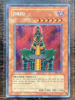 Yugioh Jinzo BPT-011 Holo Card LP - Image 1