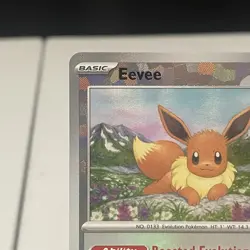 Eevee Masterball Reverse Holo 074/131 - Prismatic Evolutions - Pokemon TCG Card - Image 3