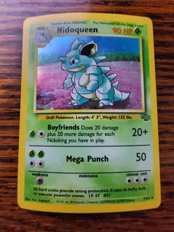 Nidoqueen 7/64 Rare Holo 1999 Jungle Set WOTC Pokemon Cards PL* - Image 1