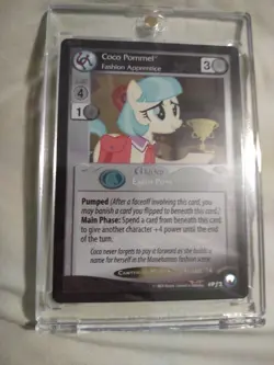 Coco Pommel Canterlot Nights Pre release 14 My Little Pony Rare Promo Card G4 - Image 1