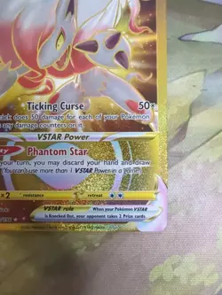 Pokemon TCG Lost Origin Hisuian Zoroark VSTAR 213/196 NM Gold Secret Rare Card - Image 5
