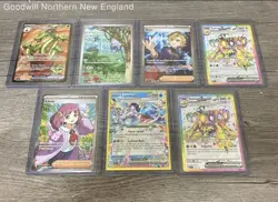 Lot of 25 SCR/SFA/SVI/TEF/JTG Top Loader Rare or Higher Pokemon Cards - Image 5