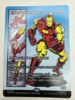 Cyberdrive Awakener (Borderless): MTG Marvel Super Heros Regular M #0053 NM - Image 1