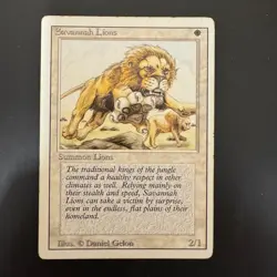 Magic The Gathering Savannah Lions Alpha Edition HP - Image 1
