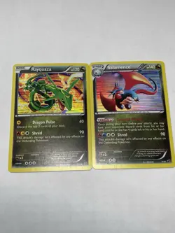 Pokemon Dragon Vault Lot Rayquaza Salamence Holo 11/20 8/20 Played - Image 1