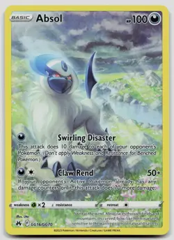 Absol GG16/GG70 Crown Zenith Galarian Gallery Pokemon NM - Image 1