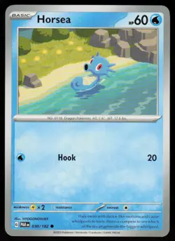 Horsea 030/182 Common Paradox Rift Pokemon Near Mint - Image 1