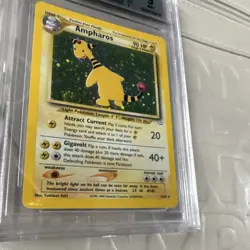 Ampharos Neo Revelation Holo #1 BGS 9 English Unlimited Pokemon 2001 TCG - Image 5