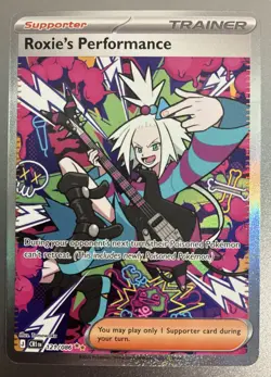 2026 Pokemon Chaos Rising Roxie's Performance 121/86 SIR Rare NM - Image 1