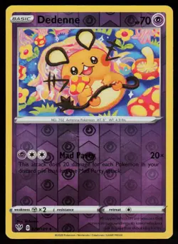 Dedenne 078/189 Uncommon Darkness Ablaze Pokemon Reverse Holo Near Mint - Image 1