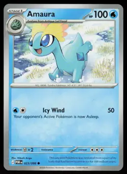 Amaura 023/088 Common Perfect Order Pokemon Near Mint - Image 1