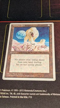 MTG Winter Orb 5th Edition LP MP - Image 1